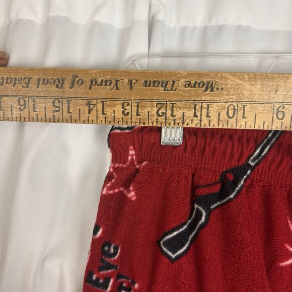 A Christmas Story Men Sleep Pants Pajama Bottoms Red You'll Shoot Your Eye Out M - Picture 6 of 8